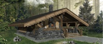 Баня в стиле хай-тек, лофт и шале - дизайнерские решения