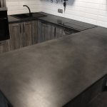 бетонная столешница на кухне