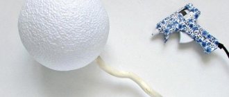 Делаем заготовку - Топиарий своими руками