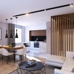 Дизайн кухни-гостиной в современной квартире