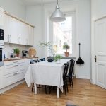 двухрядная планировка кухни гостиной