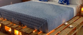 Изготовление кровати из поддонов, важные нюансы работы