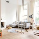 Swings in the interior of an apartment 50 photos