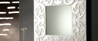 how to hang a mirror on the wall
