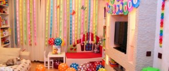 Как украсить комнату своими руками на День рождения. Идеи с фото: украшение шарами, мишурой, поделками из бумаги