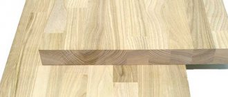 Какие бывают размеры мебельных щитов, в зависимости от вида