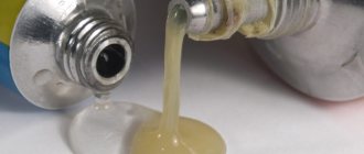 'Клей "Момент", суперклей'