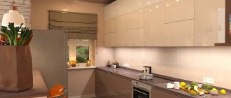 кухня цвета эспрессо