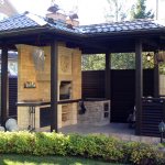 летняя кухня беседка