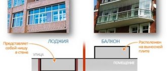 Лоджия и балкон: отличия значительны, но назначение у них одно