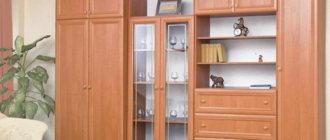 Alder-colored furniture, photo options
