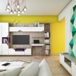 Мебельная стенка с компьютерным столом