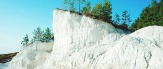 Меловые залежи