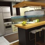 На какой высоте от пола устанавливать барную стойку на кухне