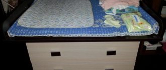 На сегодняшний день достаточно популярным и востребованным среди молодых родителей является стационарный пеленальный столик в виде комода