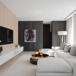 Features - Living room design in minimalist style