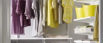 Особенности как делается гардеробная из кладовки