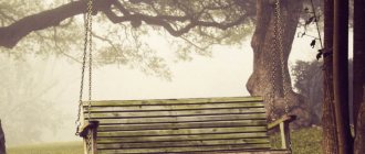 Особенности, разновидности диванов-качелей, выбор места установки