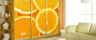 Features of sliding wardrobes with photo printing, review of models