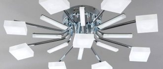 Потолочная светодиодная люстра для дома