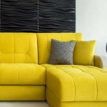 Правила выбора желтого дивана, наиболее удачные цвета-компаньоны