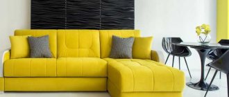 Правила выбора желтого дивана, наиболее удачные цвета-компаньоны