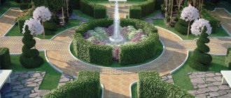 регулярный стиль в ландшафтном дизайне
