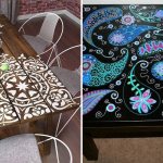 Роспись кофейного столика