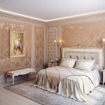 Симметрия в светлой спальне