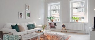Soviet furniture in a modern interior