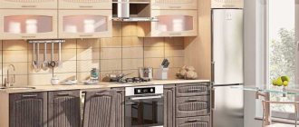 Size standards for kitchen cabinets and their main parameters