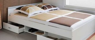Существующие кровати двуспальные с ящиками для хранения, их функции и возможности