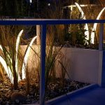 Lamps in landscape design