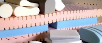 Свойства качественного поролона для дивана, его разновидности и марки