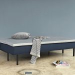 Topper on the sofa hides joints and irregularities