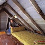 Утепление нежилого чердака частного дома
