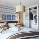 вариант красивого интерьера спальни