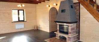 Внутренняя отделка дома из бруса после постройки