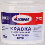 Water-based paint for walls